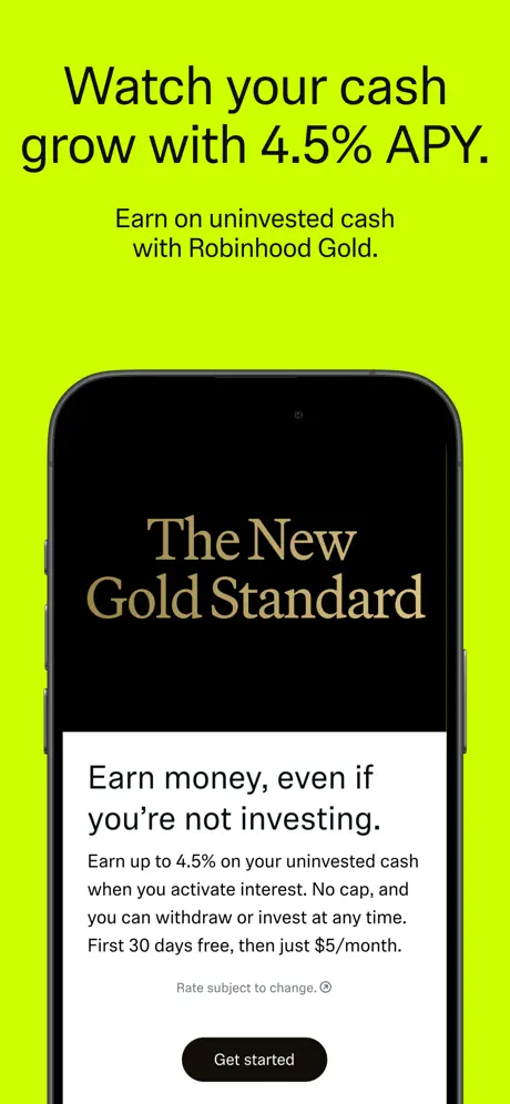 Robinhood app screenshoot 2