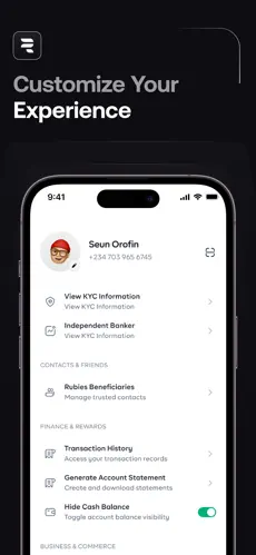 Rubies app screenshoot 2