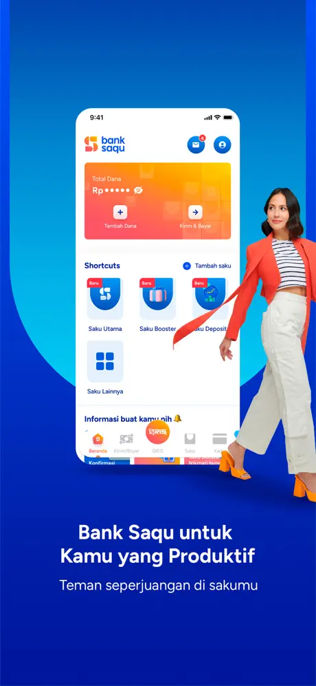 Bank Saqu app screenshoot 1