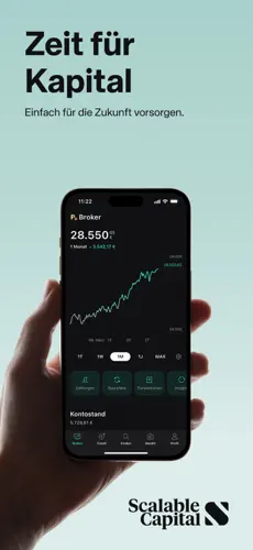 Scalable Capital app screenshoot 1