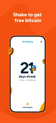 Shakepay app screenshoot 2