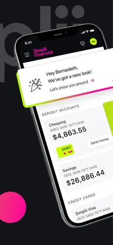 Simplii app screenshoot 2
