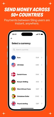 Sling Money app screenshoot 2