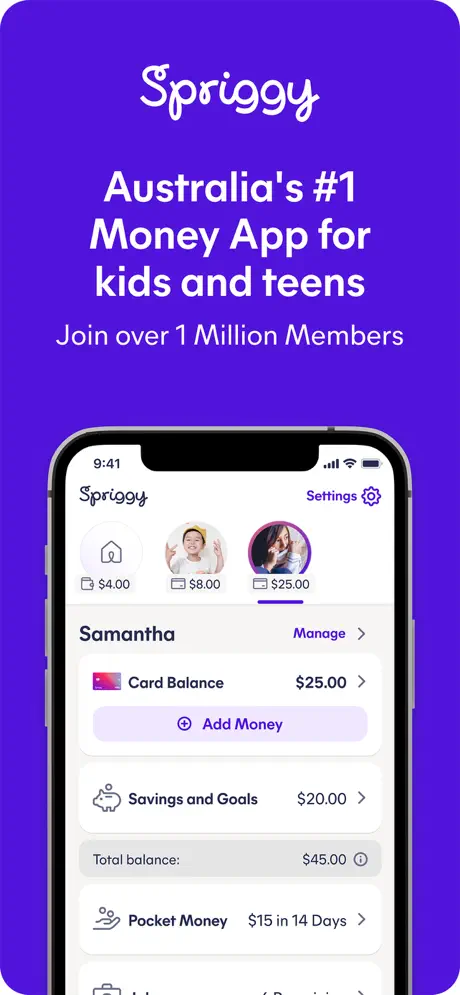 Spriggy app screenshoot 1