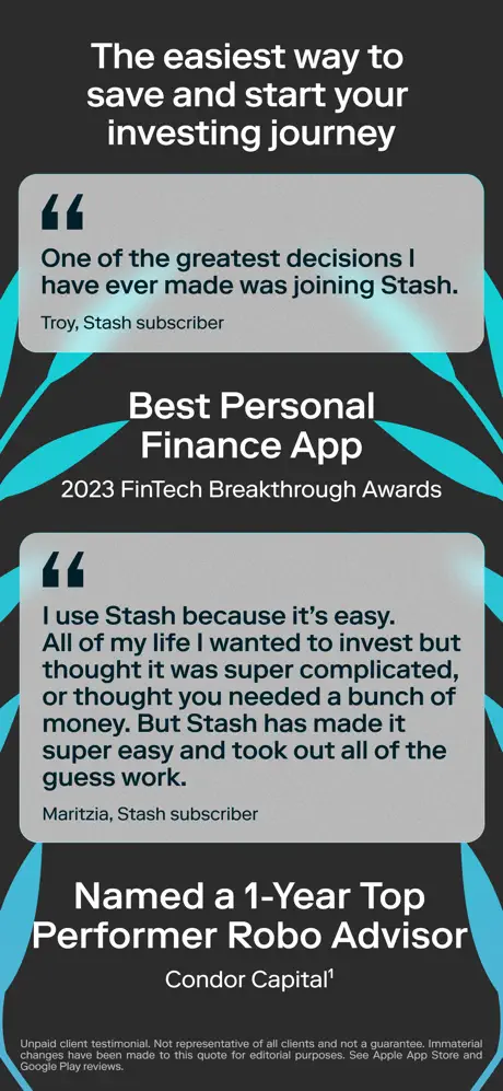 Stash app screenshoot 1