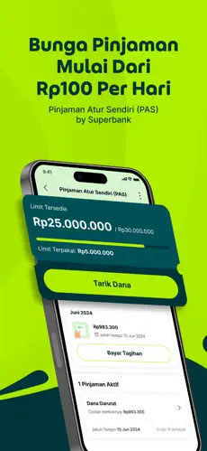 Superbank app screenshoot 2
