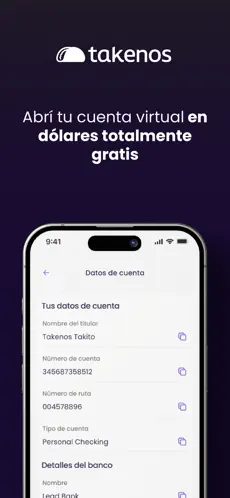 Takenos app screenshoot 2