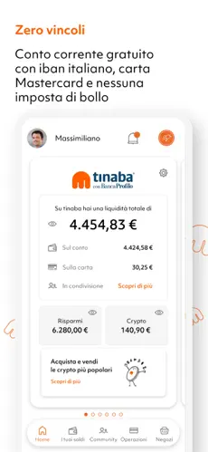 Tinaba app screenshoot 2