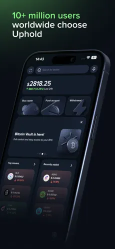 Uphold app screenshoot 2