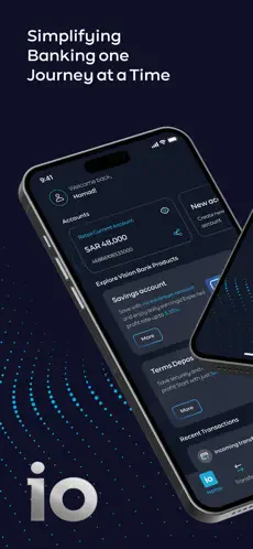 Vision Bank app screenshoot 1