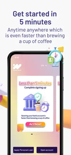 We Lab Bank app screenshoot 2
