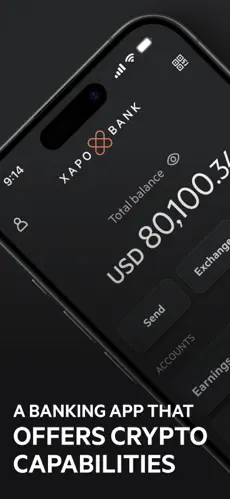 Xapo Bank app screenshoot 1