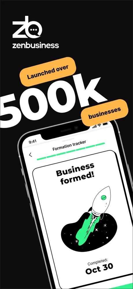 Zen Business app screenshoot 1
