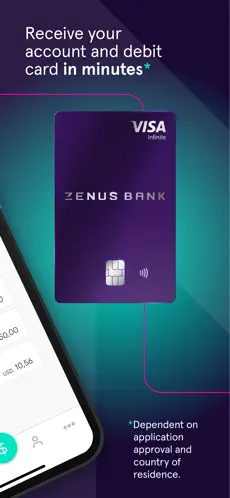 Zenus Bank app screenshoot 2