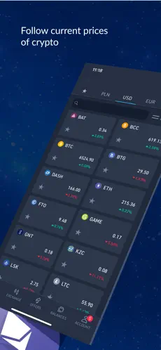 Zonda Crypto app screenshoot 2