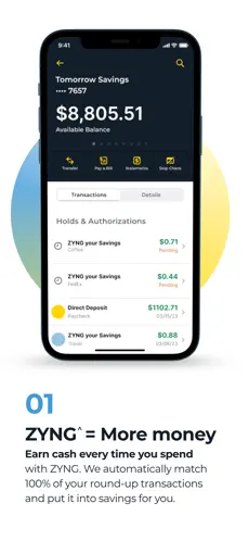Zynlo Bank app screenshoot 2