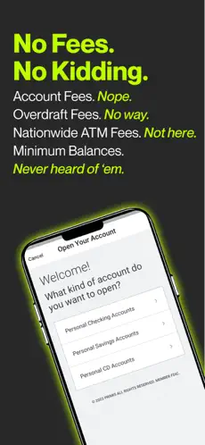 Primis Bank app screenshoot 2