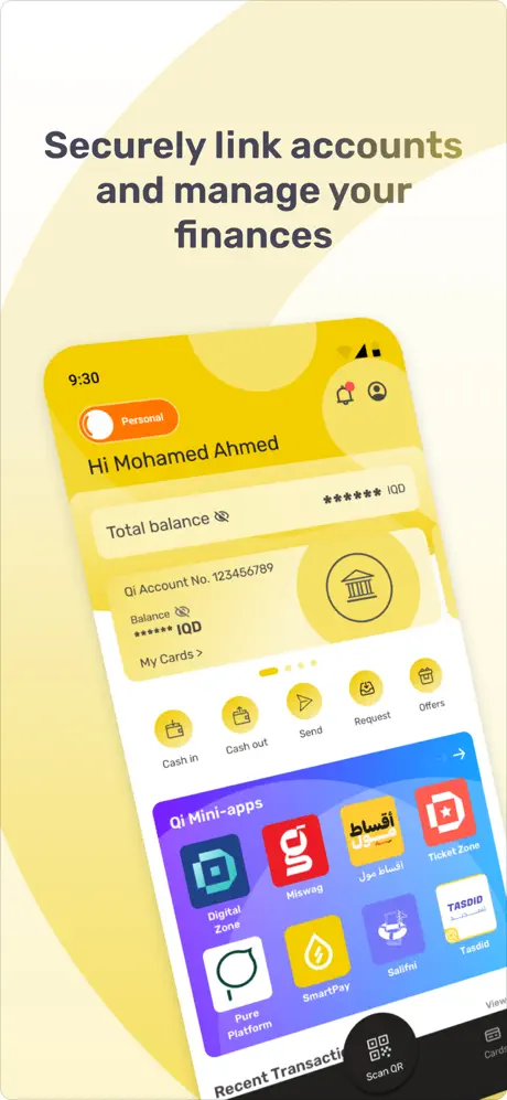 SuperQI app screenshoot 1