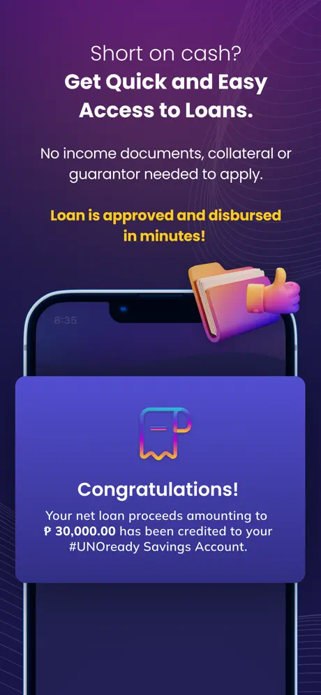Uno Bank app screenshoot 2