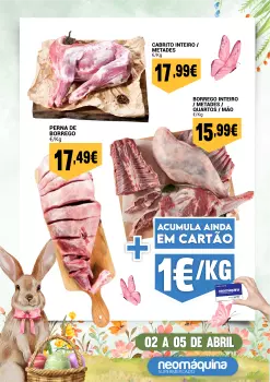 TALHO Especial Pàscoa! Cabrito e Borrego! 02 a 05 de Abril