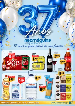 Especial 37ºAniversário! de 05 a 18 de Junho aproveite!
