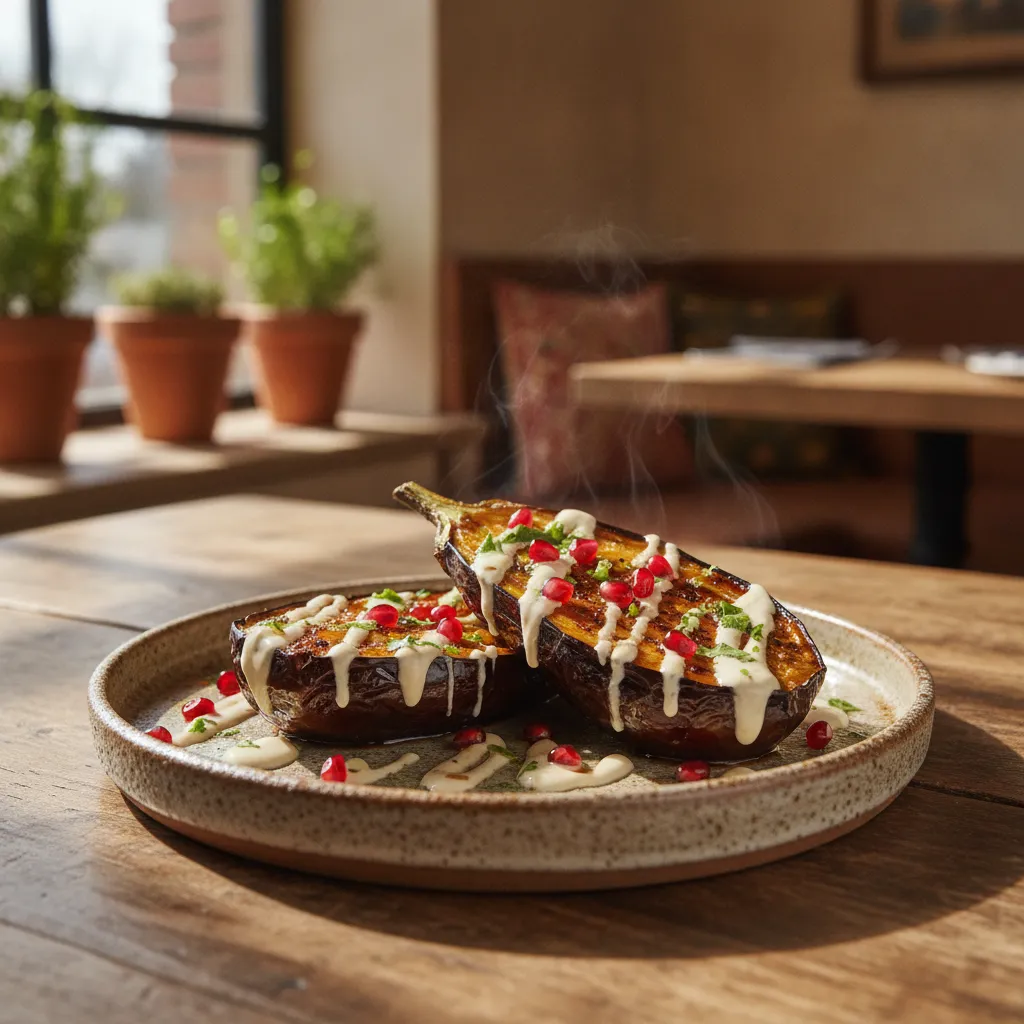 Miso-Glazed Aubergine