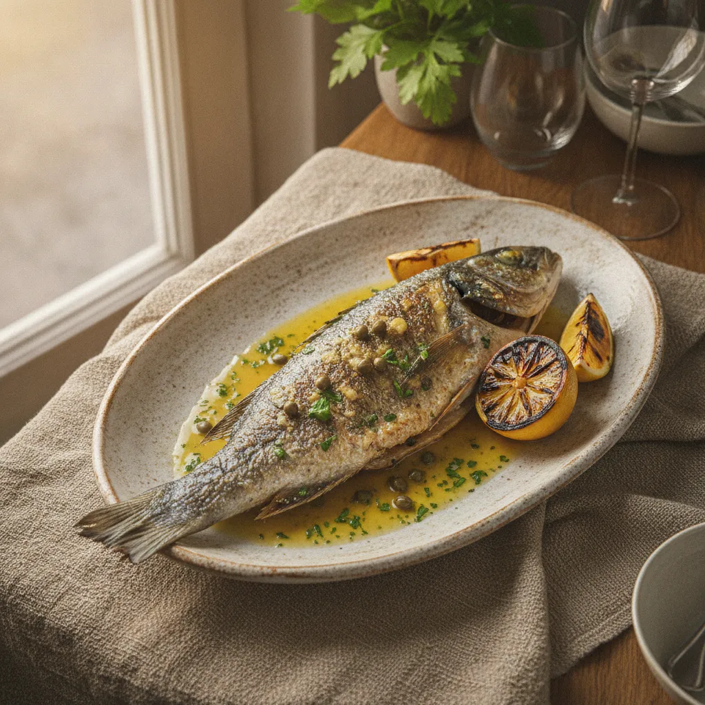 Grilled Sea Bass