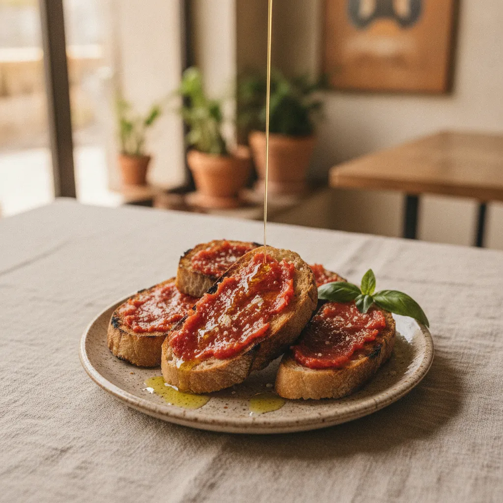 Pan con Tomate