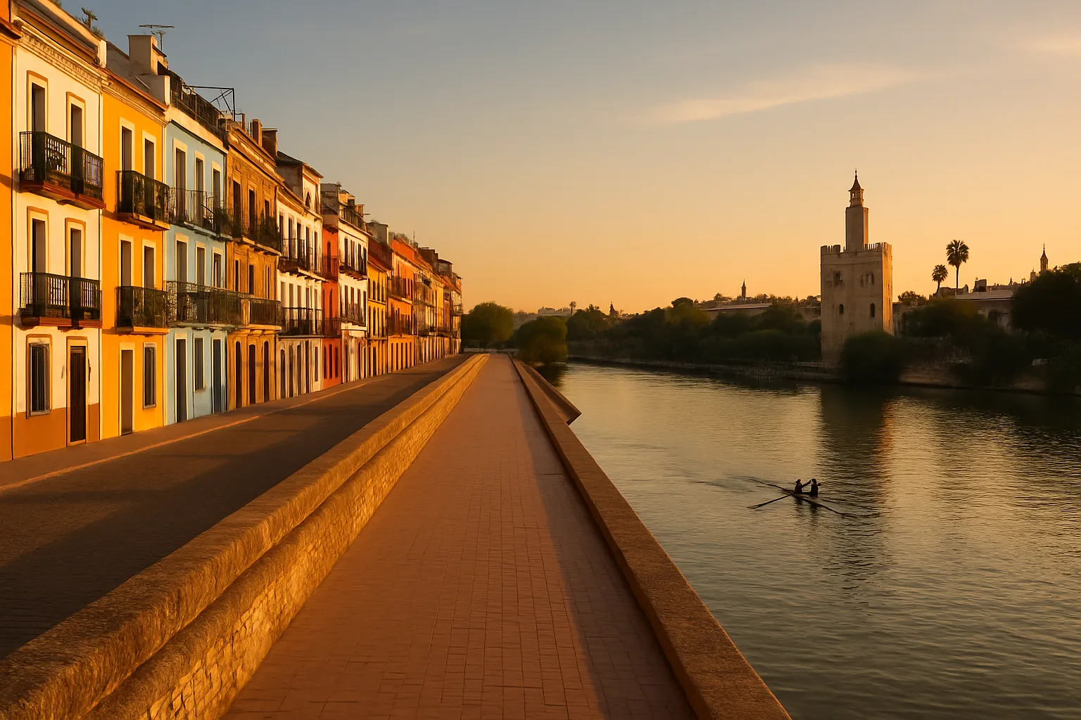 Guadalquivir river walk