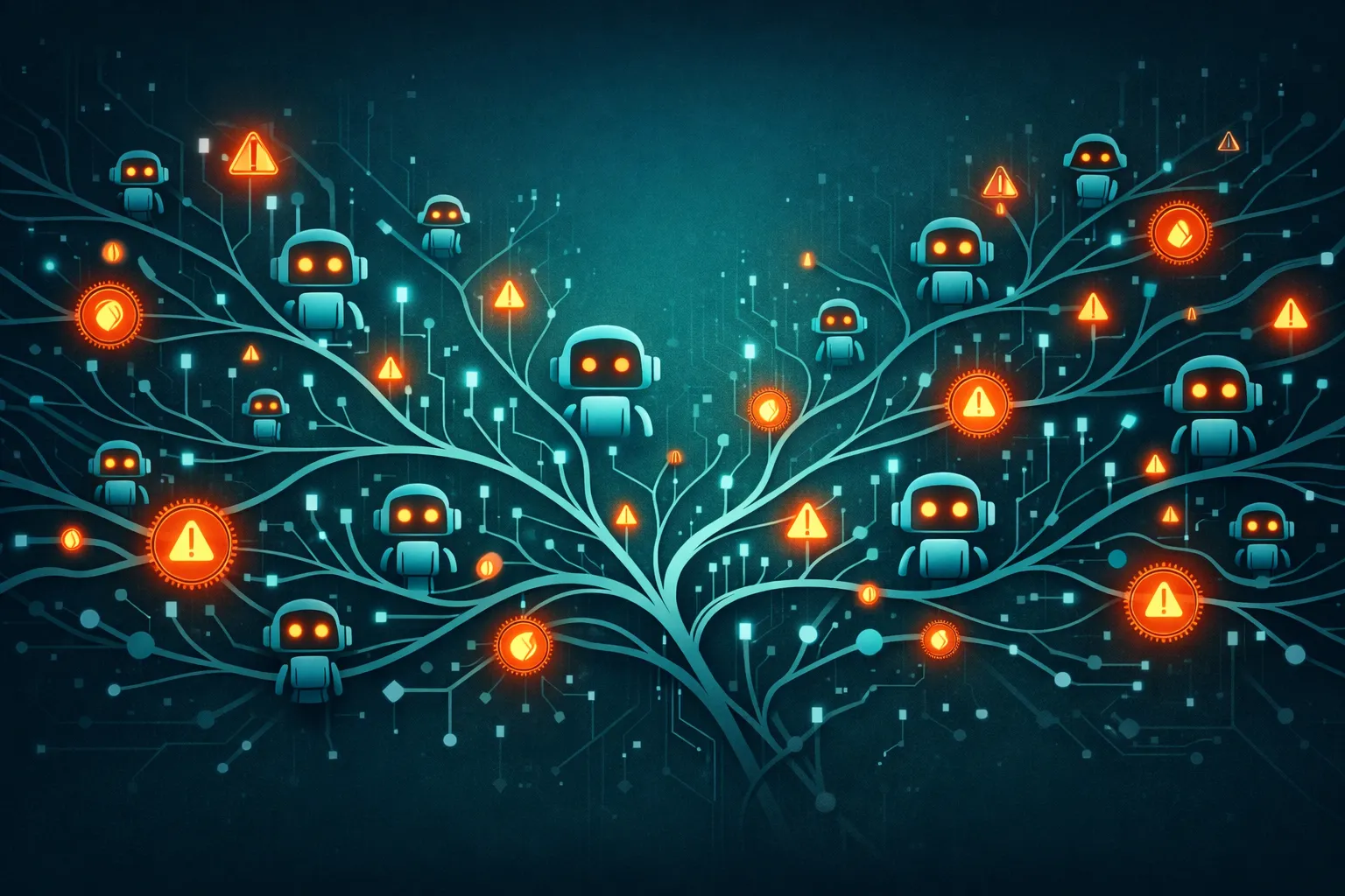 Enterprise AI agent sprawl — ungoverned autonomous agents across business systems