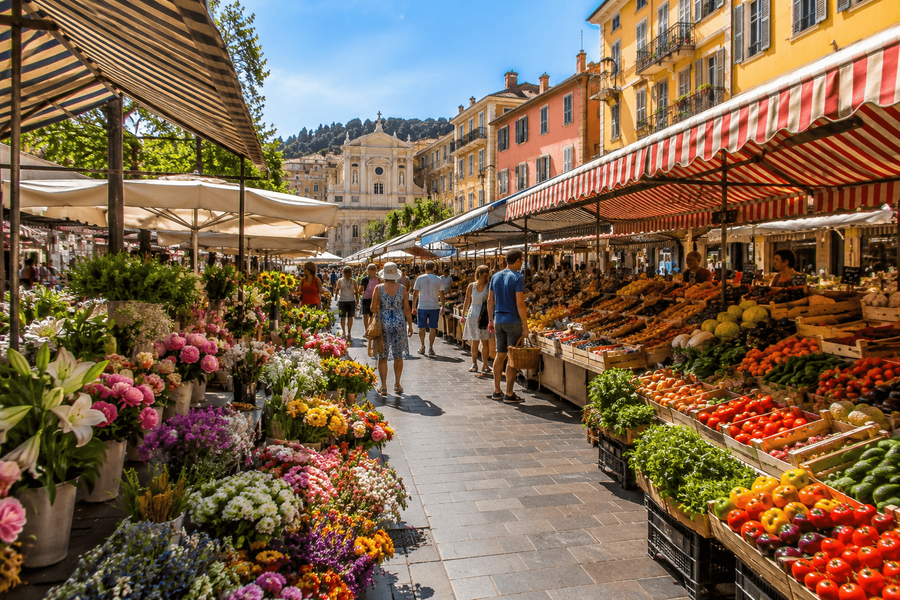 Discover Nice Through Cours Saleya Market