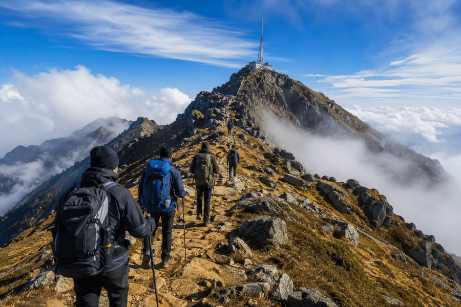 Trekking to Churdhar Peak
