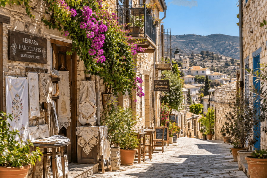 Visiting Lefkara Village