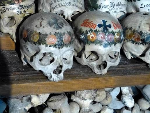 Hand-painted skulls