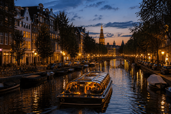 Cruising the Historic Canals by Evening