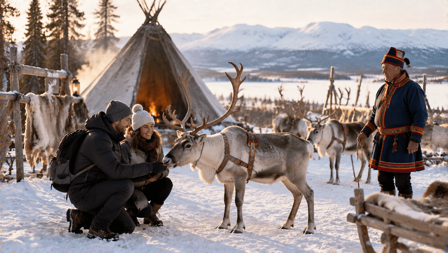 Visiting a Traditional Sámi Reindeer Camp