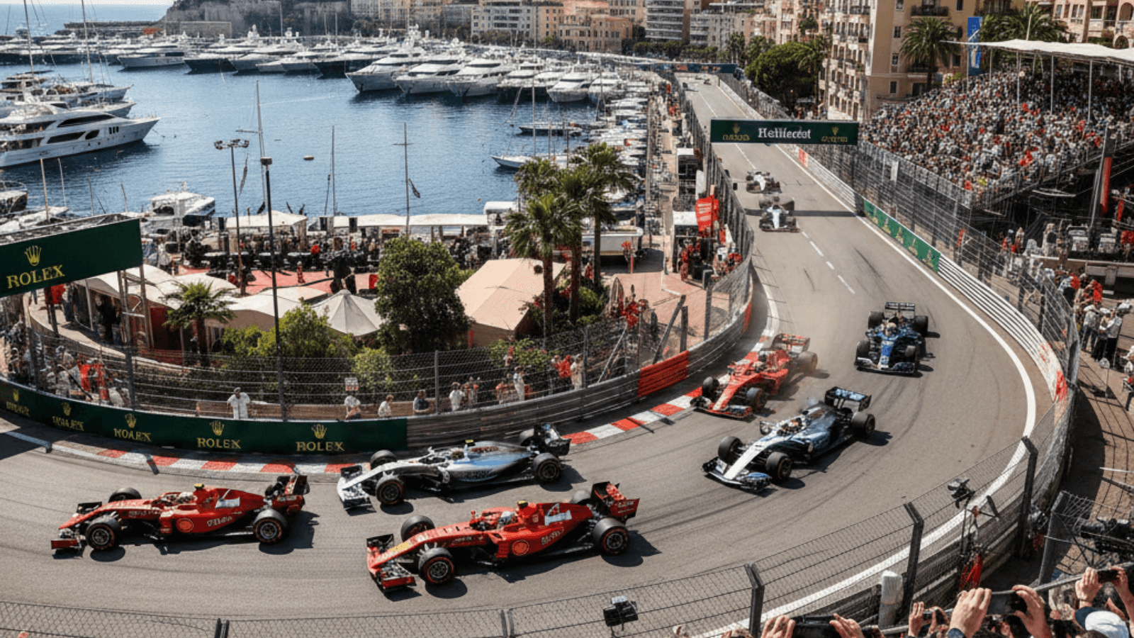 An image of Formula 1 race