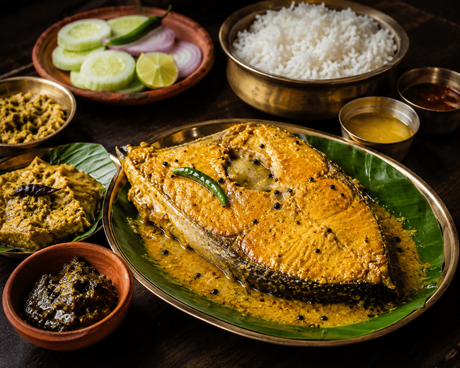 Fresh Hilsa Dinner