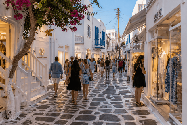 Wandering Matoyianni Street