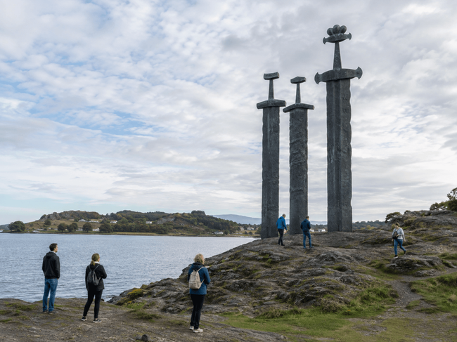 Visiting the Swords in Rock (Sverd i fjell) Monument