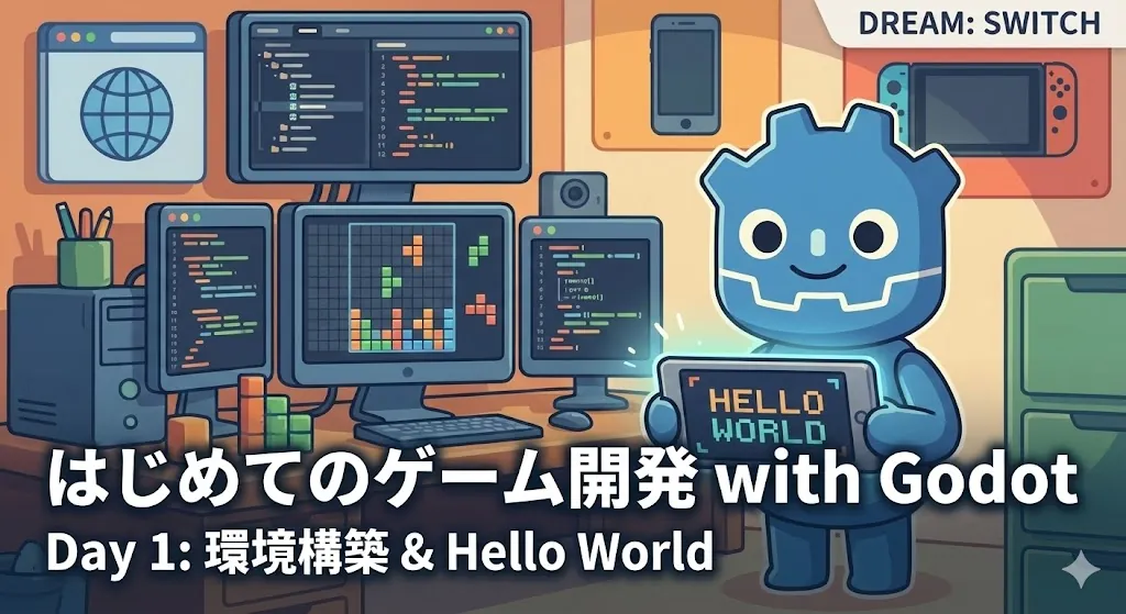 未経験からGodotで始める自作ゲーム開発【1日目】