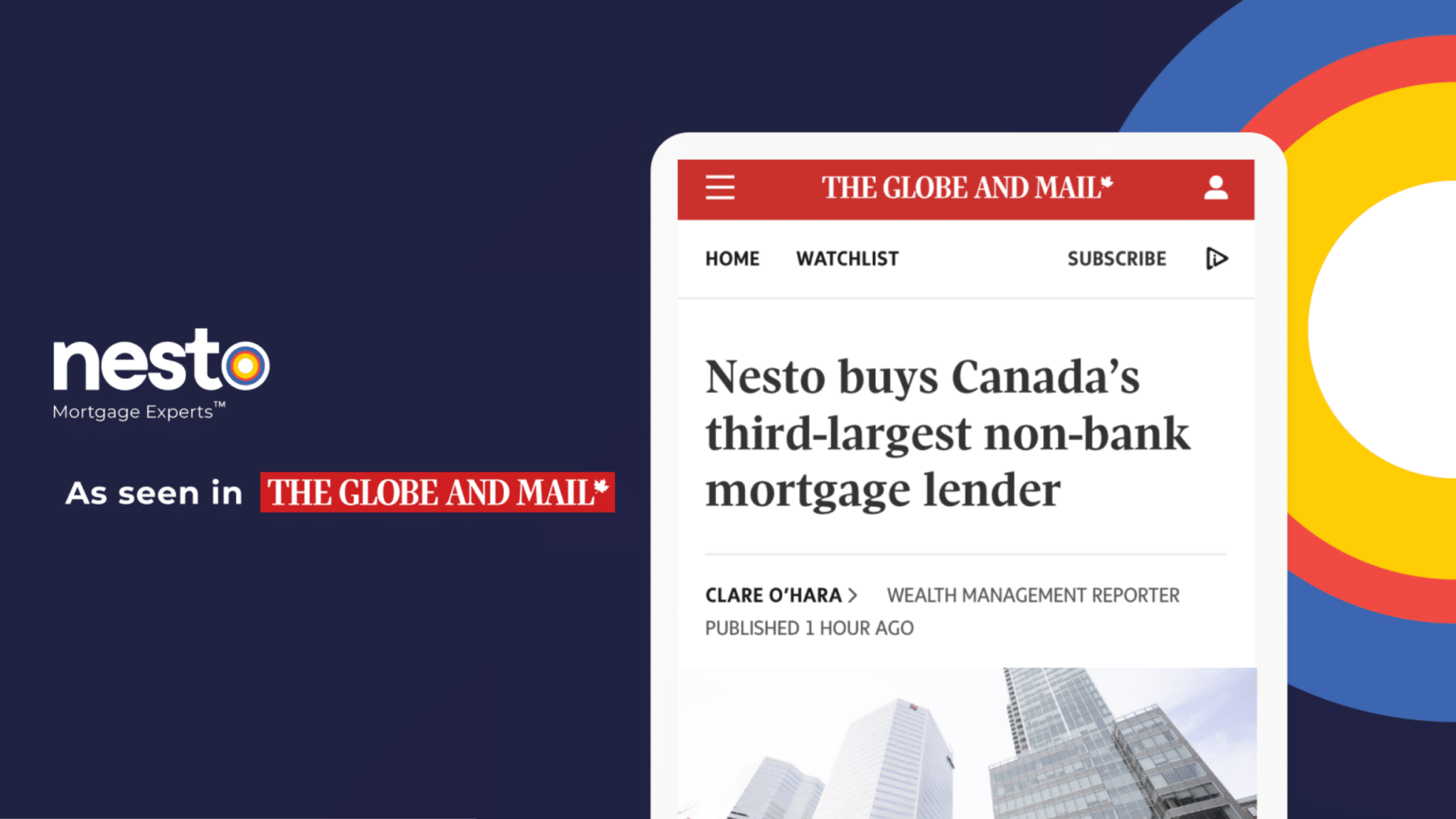The Globe And Mail: nesto buys Canada’s third-largest non-bank mortgage lender