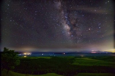 久住高原星空の巡り（11月）