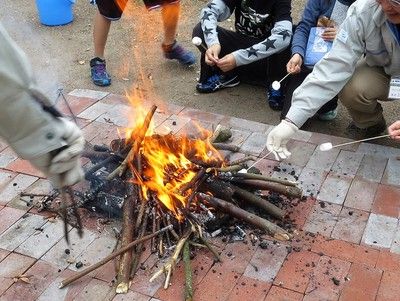 福岡市植物園　焚火の時間