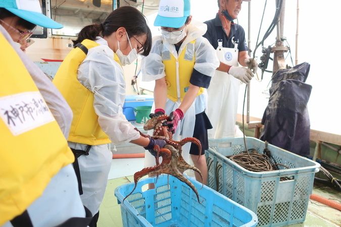 漁師になって須磨の海でタコ漁のお仕事をしよう！