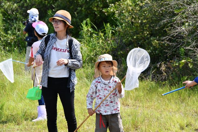 夏休み早朝子ども観察会