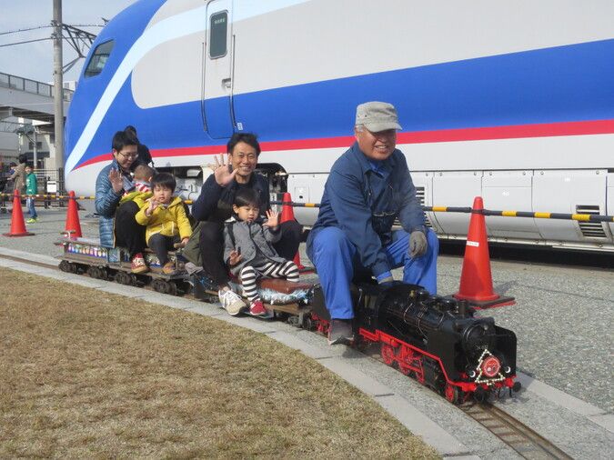 【四国鉄道文化館】ミニSLミニ乗車会「芝くるり」