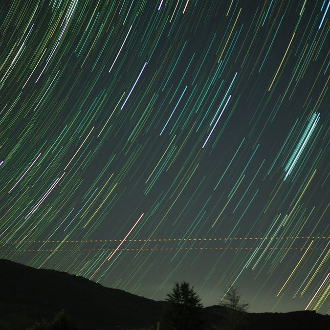 自作望遠鏡で見る星空観察の集い