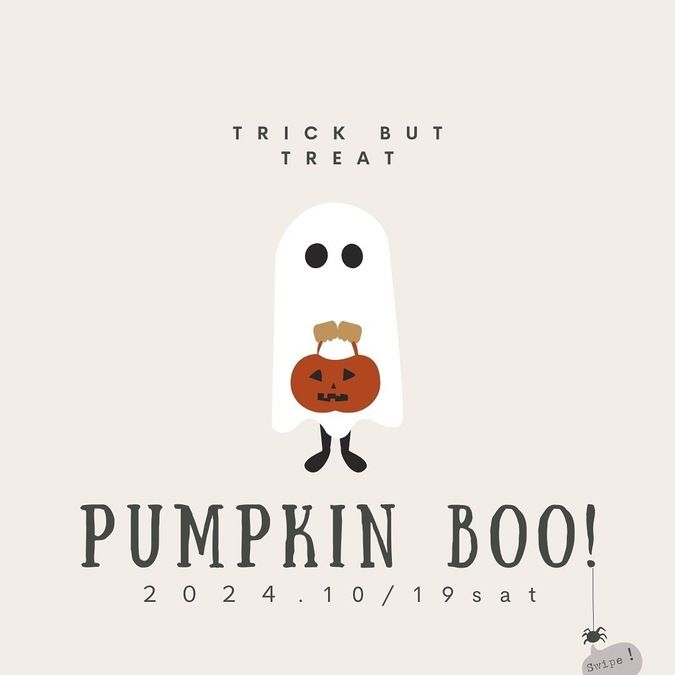 pumpkin boo！10/19ハロウィンキッズイベント