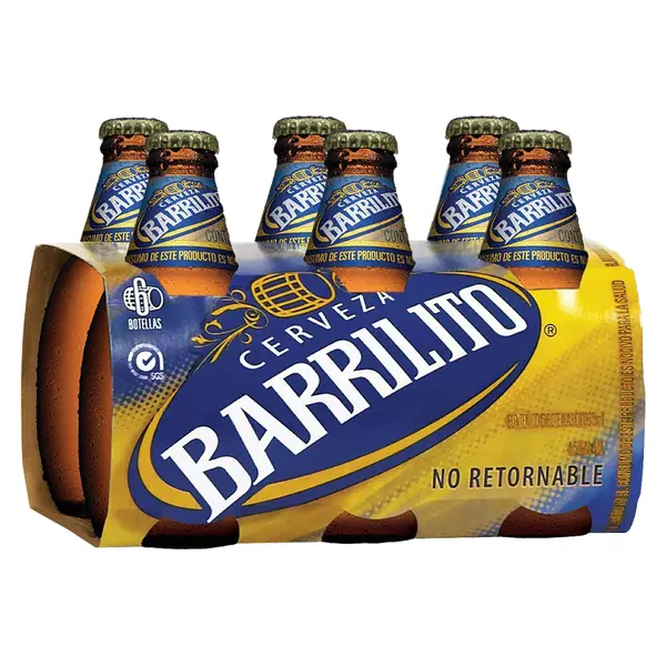 Barrilito Vidrio 6 Pack 325 ml